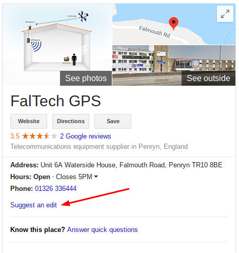 google business listing customer service