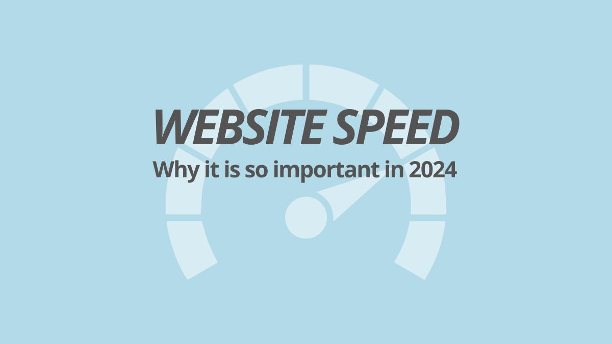 Website speed - how important it is